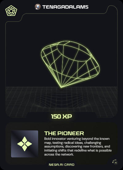 Look at the Nesa Card I got