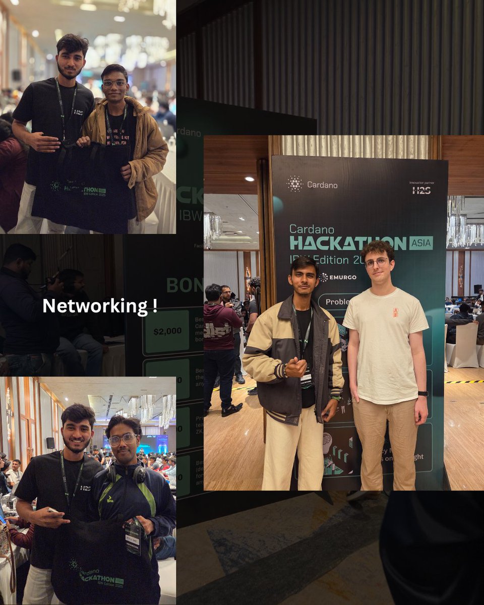harsh_hc07's tweet photo. Part 3 : Cardano Hackathon Asia IBW Edition 2025 📍
Highlights ✨ 

@Cardano_CF @Cardano @IBWofficial @hack2skill @emurgo_io https://t.co/7Ihv8gGi54