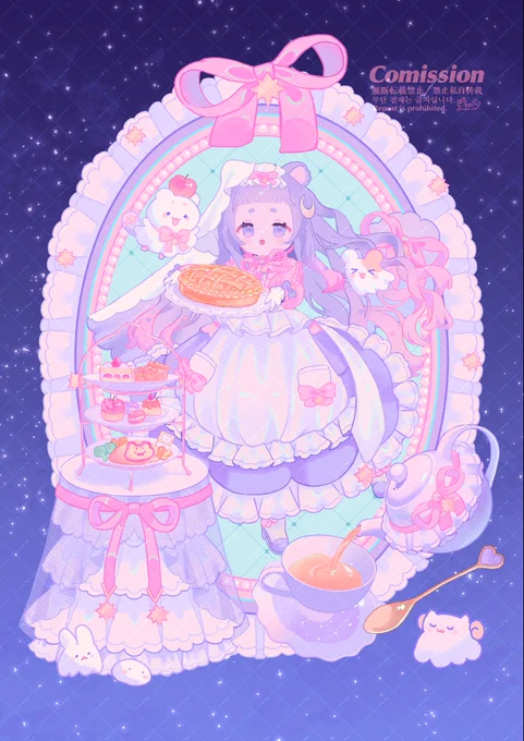 ぎうにうさんはコミッションを募集しています! #Skeb #Commission より かわいい女の子 ロリすぐ着手できます～!!