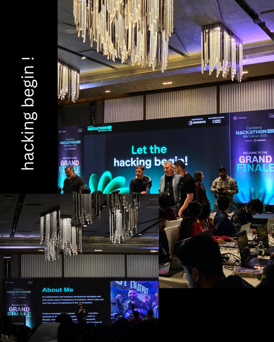 harsh_hc07's tweet photo. Part 2 : Cardano Hackathon Asia IBW Edition 2025 📍
Highlights ✨ 

@Cardano_CF @Cardano @IBWofficial @hack2skill @emurgo_io https://t.co/poPVFQbSy5