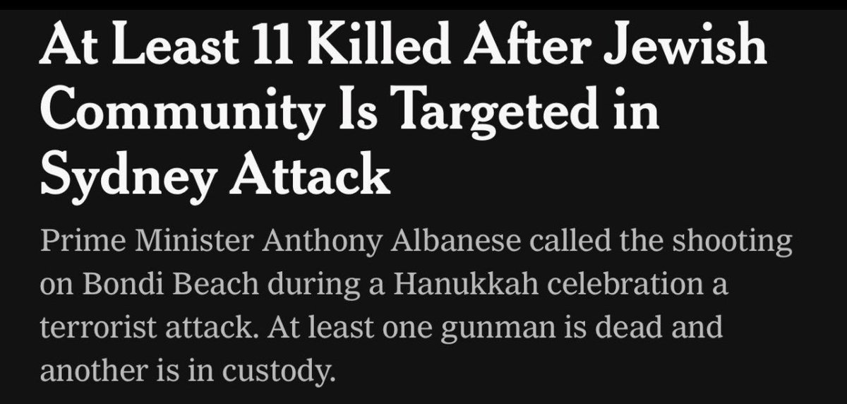 At least eleven Jews were murdered in an antisemitic terrorist attack against the Jewish community in Australia on the first night of Hanukkah. Terror and violence against Jews are part of a global surge in antisemitism fueled by an ever-escalating campaign of demonization and