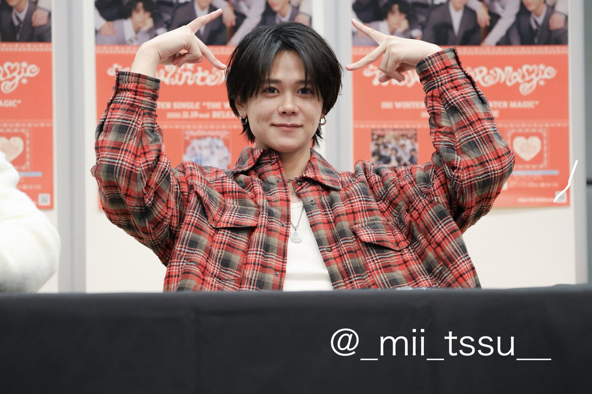 THE WINTER MAGIC🎁 全員サイン会 🐈‍⬛ #INI #INI全員サイン会 #INI