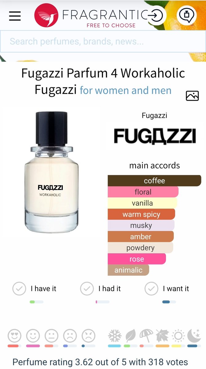 今日廻ったお店で気になった香水備忘録 【fugazzi】 ・MATCHABUYA