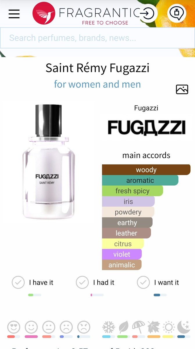 今日廻ったお店で気になった香水備忘録 【fugazzi】 ・MATCHABUYA