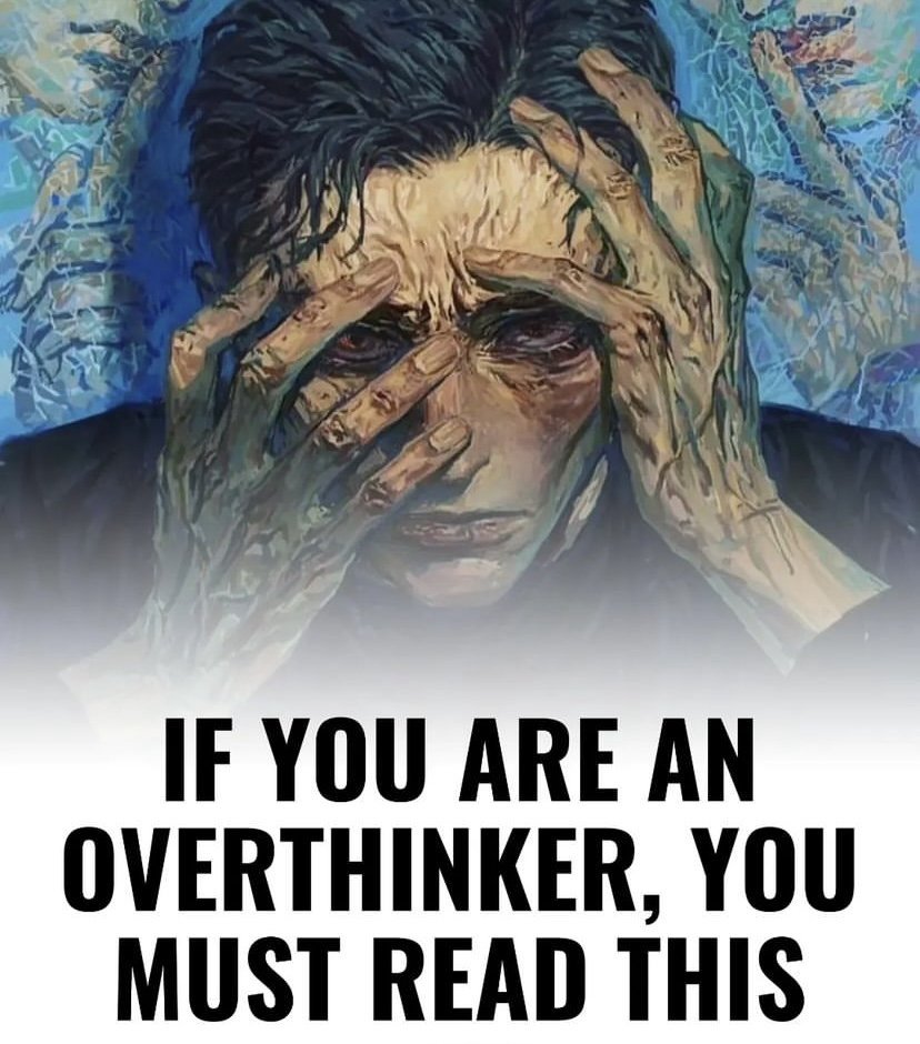 thewisementor's tweet photo. If you OVERTHINK, read this: https://t.co/KpzEVHKJQU
