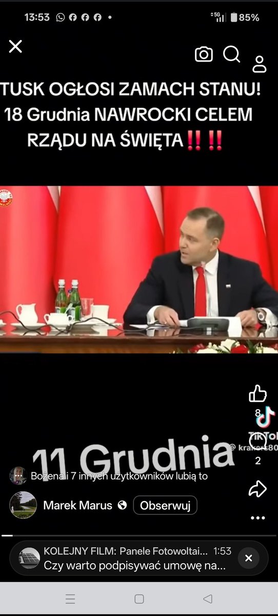 <a href="/LadyInB43912586/">Lady In Black #JestemProblememTuska #phPolski</a> Ja już przestałam komentować tego pajaca!
Jak mówią głośno ten zbir i jego unijni mocodawcy szykują zamach stanu na Karola Nawrockiego.Chcą wykorzystać mniejsze zainteresowanie polityką przed świętami.