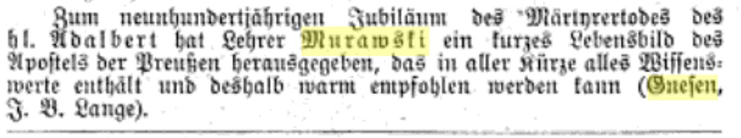 Arnotationen's tweet image. Arno Schmidt TB Di 13.11.1962:
Ich [Schlaftbl.] und nachschlagen – finde im Hausschatz 1 Murawski aus Gnesen, der über den Hl. Adalbert schrieb!!! (Muß fast ein Verwandter v. Lilli sein!)
google.de/books/edition/…