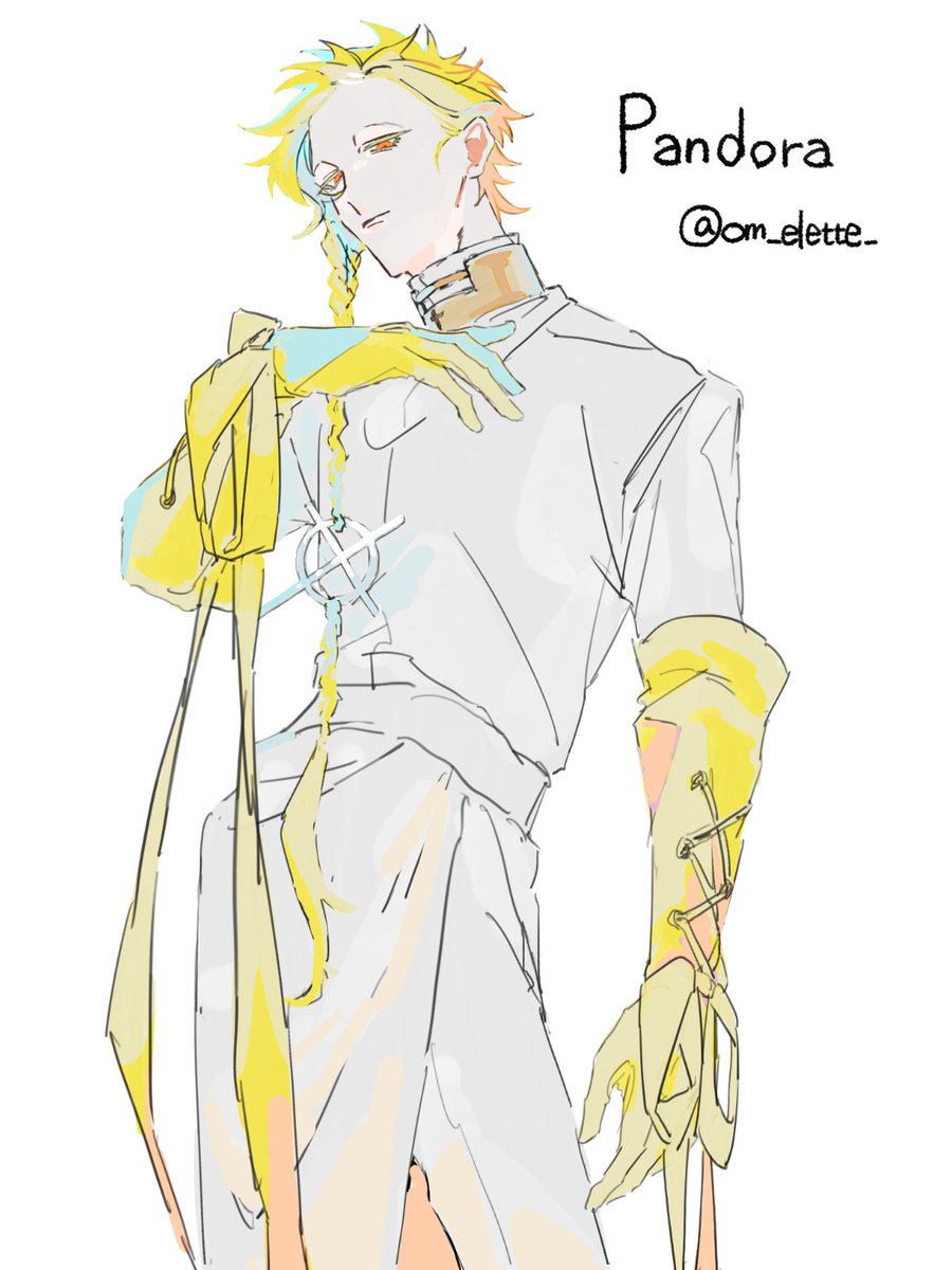 om_elette_'s tweet photo. パンドラの落書き https://t.co/unxViJ8JQT