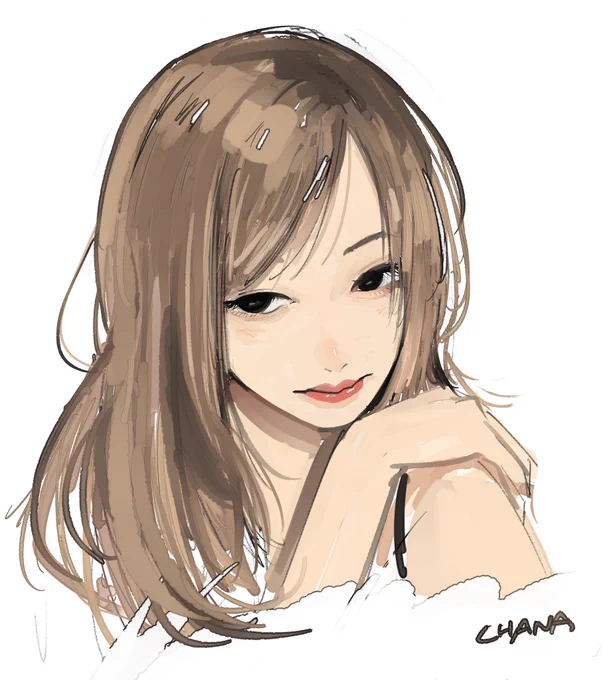 自慢のお顔送ってください。 描きたい気分の時に描きます!!!