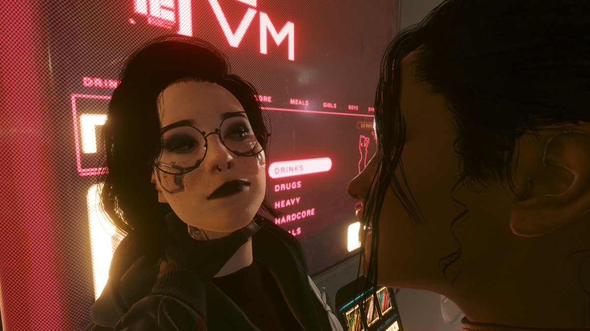 lacylich's tweet photo. If you see her getting yelled at by a nomad merc from the Afterlife don't help her,
V's right where she wants to be.
#Cyberpunk2077 #cyberpunk #Cyberpunk2077PhotoMode #PhotoMode #PhantomLiberty https://t.co/azeijrLL35