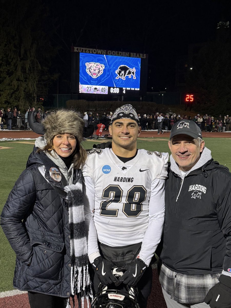 kellerindiansfb's tweet image. Congrats to 22 grad Zac O’Day!  He and his Harding U. teammates will play Ferris St. for the D2 National Title next Saturday at McKinney ISD Stadium. #kellerproud
@KISDAthletics @KHSBooster @MrsSimmonsKHS @KHSIndianNation @KHSParentFball