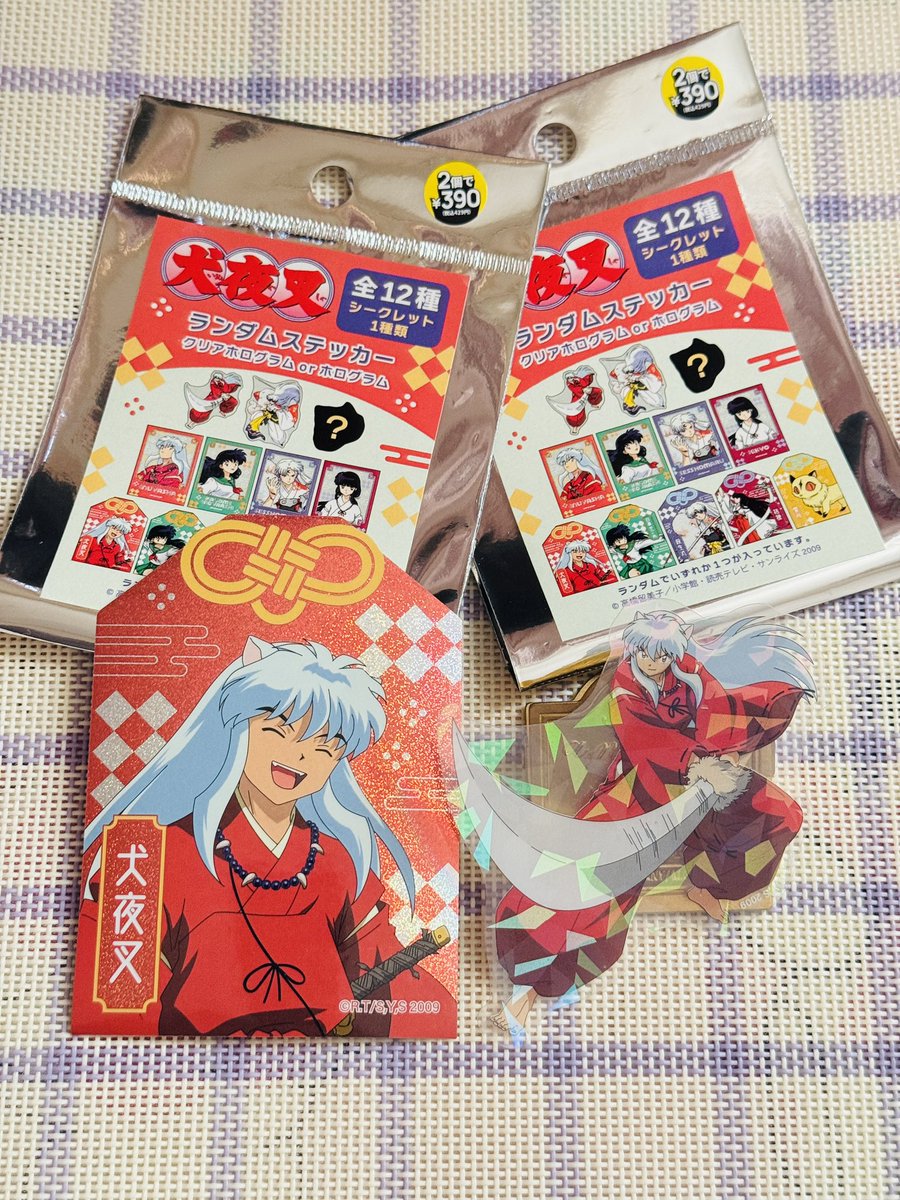 犬夜叉ステッカーゲット❣️