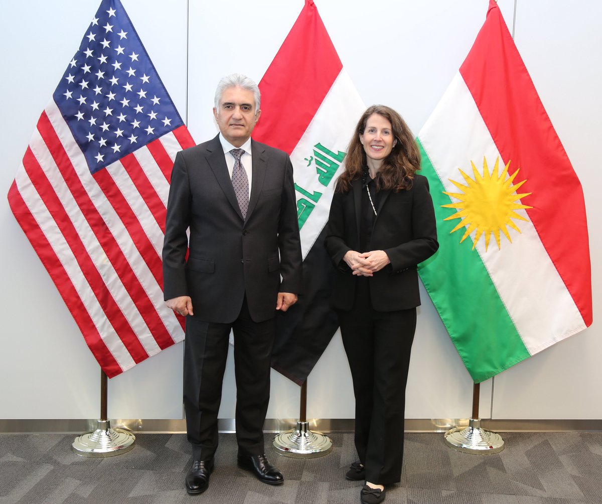 Acting Consul General Piper welcomed KRG Interior Minister <a href="/RayberAhmed/">Rêber Ahmed</a> at the new Consulate General in Erbil. They toured the facility, which represents the best in American architecture, engineering, and construction, and discussed ways to advance our common interests in