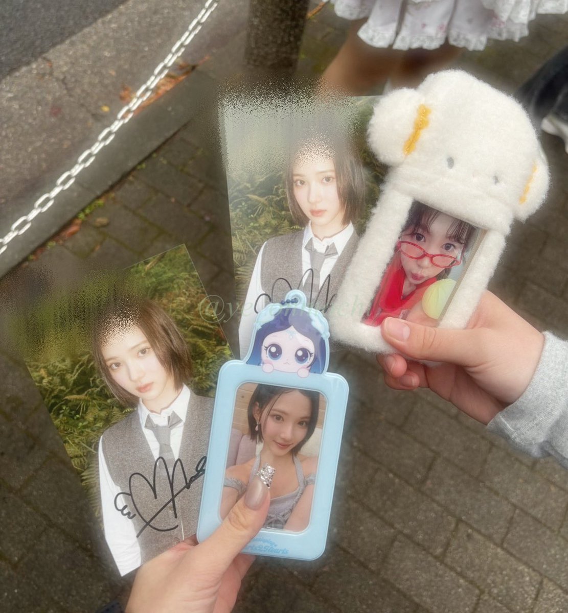 251214 hearts2hearts ✍🏻サイン会レポ ジウ🍓 入った瞬間顔小さ、白