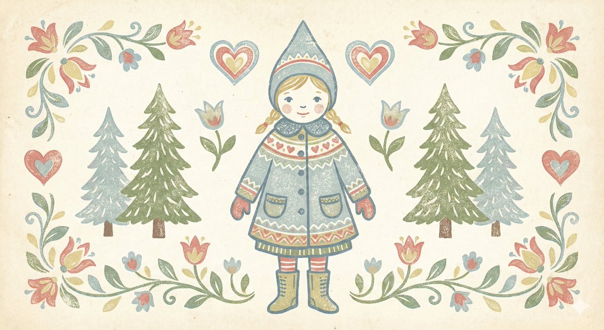 Whimsical Scandinavian Folk Art Unveiled