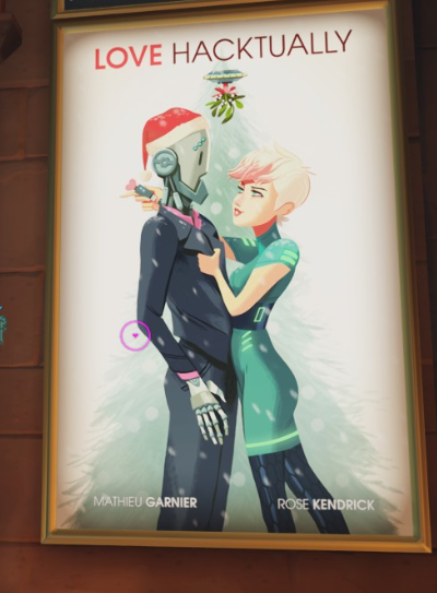 I'm always so happy to see that the concept of  Omnic/Human couples is canon in the Ow universe 💕