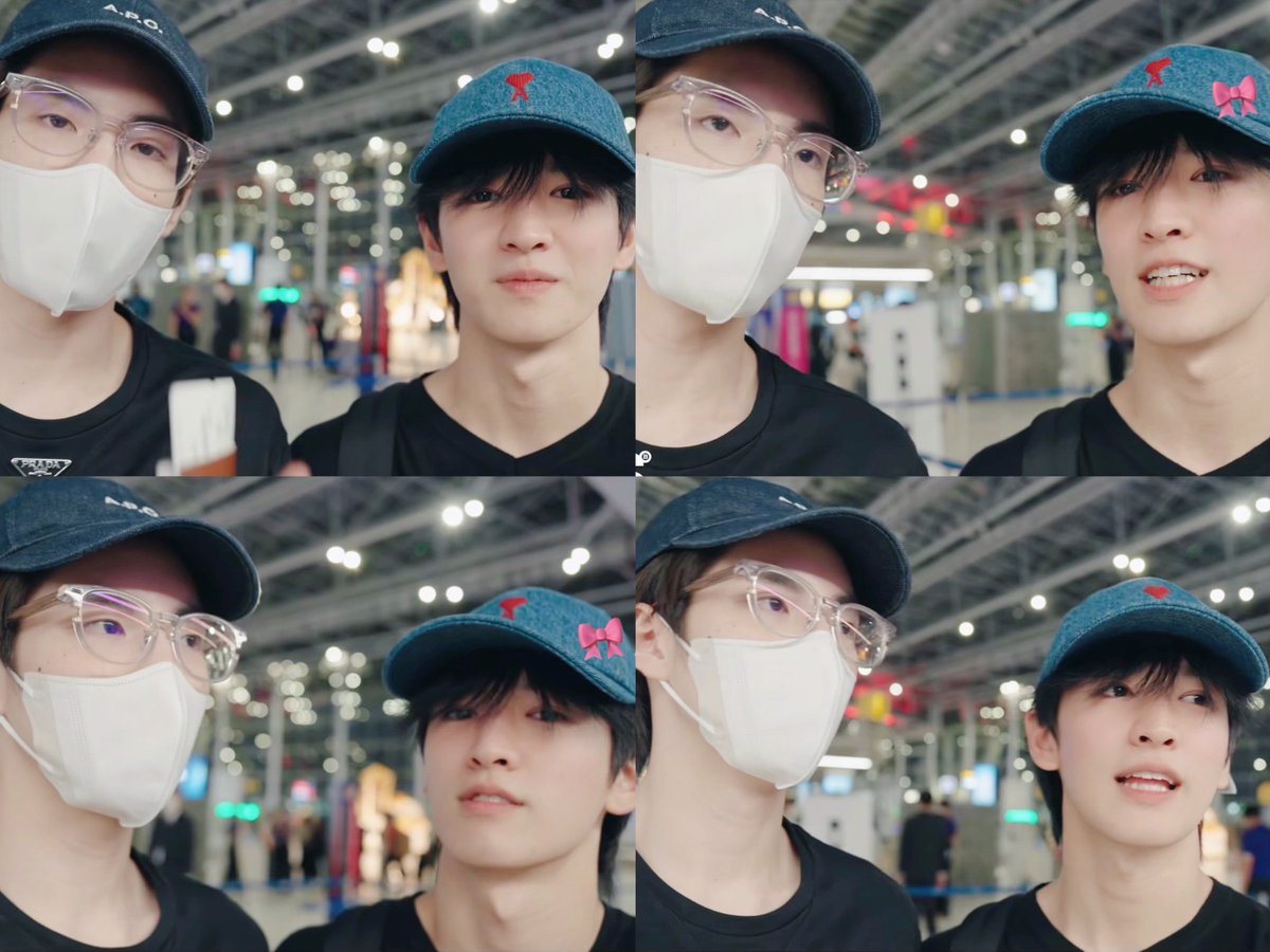 meowrurubun's tweet photo. ป้าให้เลยอะ หมวก สีเสื้อ เหมือนนัดกันแต่งมา 🧢🧢 https://t.co/bEzMqtM4RV