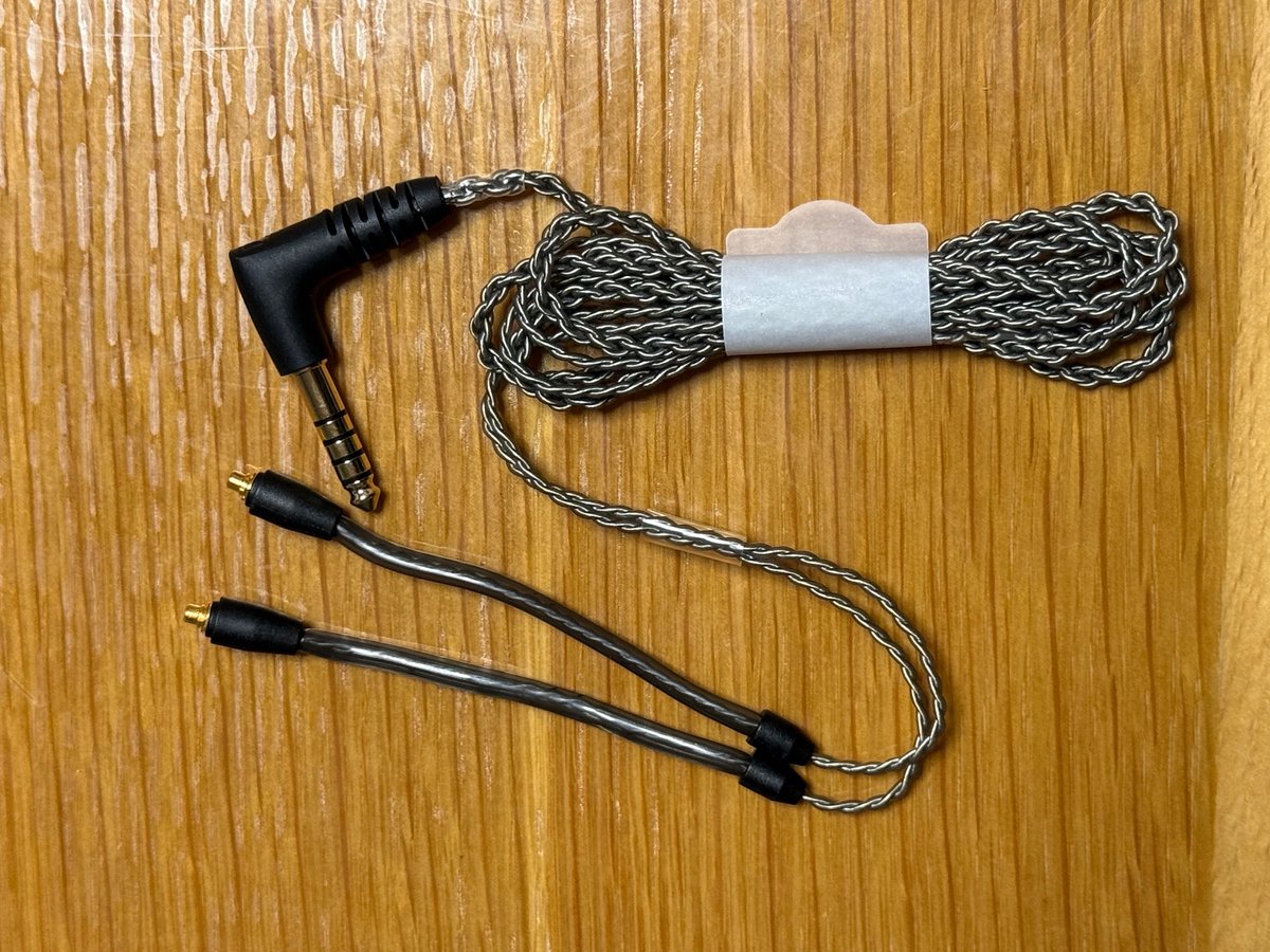 ゼンハイザー IE200 純正4.4mmバランスケーブル付き 鶺鴒 (せきれい)： NOBUNAGA Labs Advance：4.4mm5極バランス対応