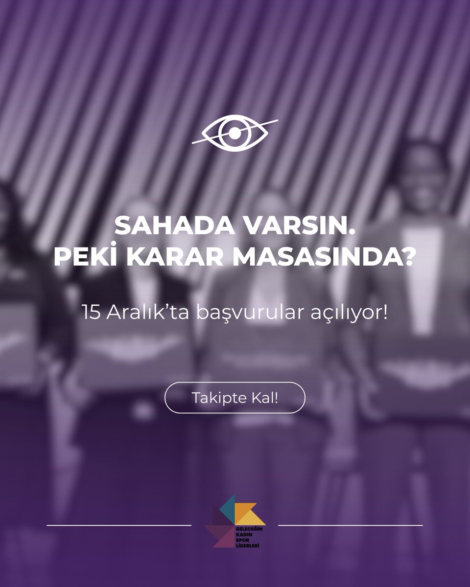 Sporun içindesin: sporcu, antrenör, hakem, yönetici…

Ama sıra karar almaya gelince tablo çoğu zaman değişmiyor: kadınlar “masada” var, karar mekanizmalarında çok daha az. Kendini sürekli ispat etme baskısı da, yalnızlık da buradan büyüyor.

📌 15 Aralık’ta Geleceğin Kadın Spor