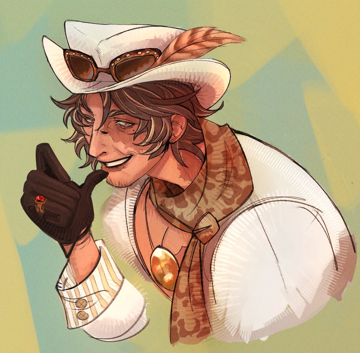 My own personal take on Gambler inbetween doing art c0m work stuff