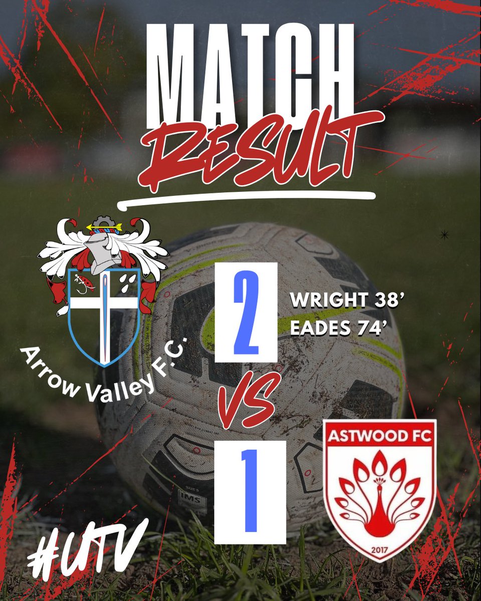 ArrowValleyFC's tweet image. FT|

Not in attendance so can’t comment much. Hearing a case of both sides down to bare bones. 

Ali Wrights’ 1st Valley goal set us on the way and Taylor Eades secured the points in the second half. Astwood notched a consolation in the final few minutes.

#UpTheValley