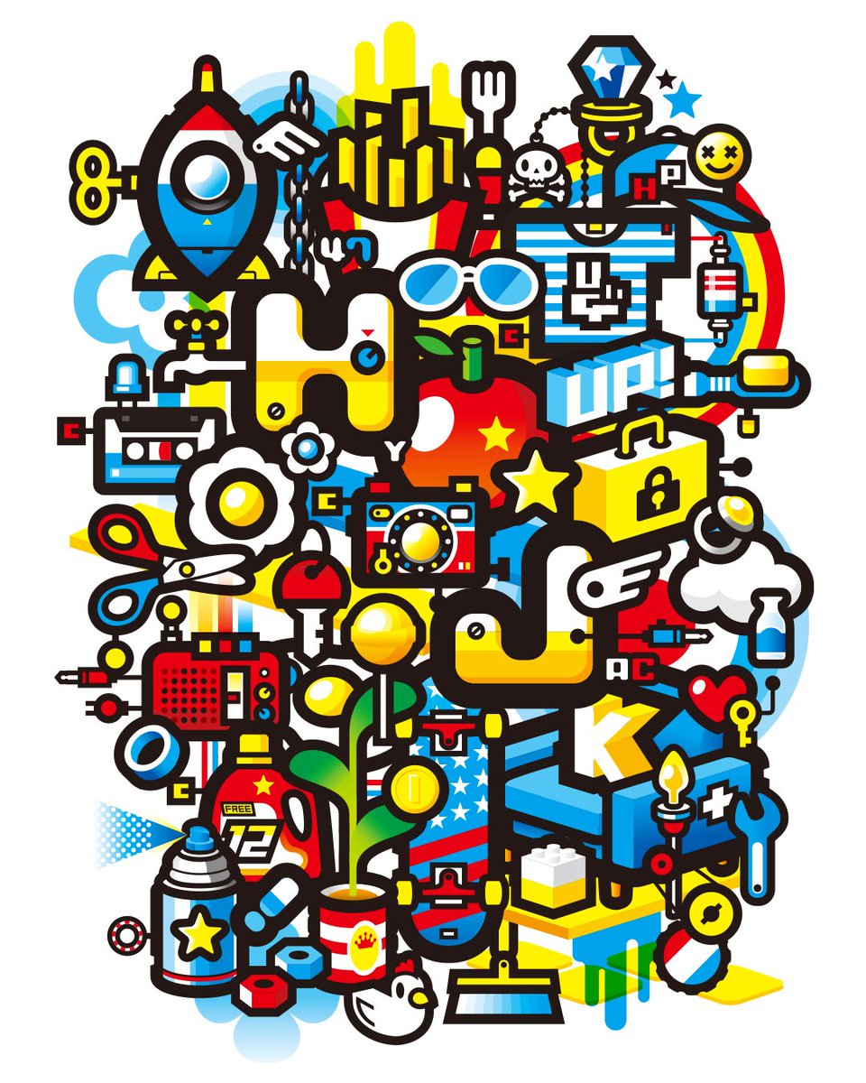 PEANUTSTASTE's tweet image. "Side Flip" Have fun :)
#illustration #colorfull #イラストレーション