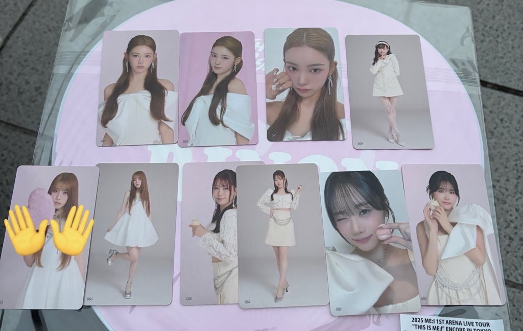 trhk02487_'s tweet photo. THIS IS ME:I ENCORE IN TOKYO
トレカ 交換

【求】璃杏、鼓　スタンプ以外
【譲】美羽、桃奈、文寧、恵子、心菜

郵送希望です。
ご連絡お待ちしております。
#ME_I_交換 #ME_I交換 https://t.co/bOoN2jlfND
