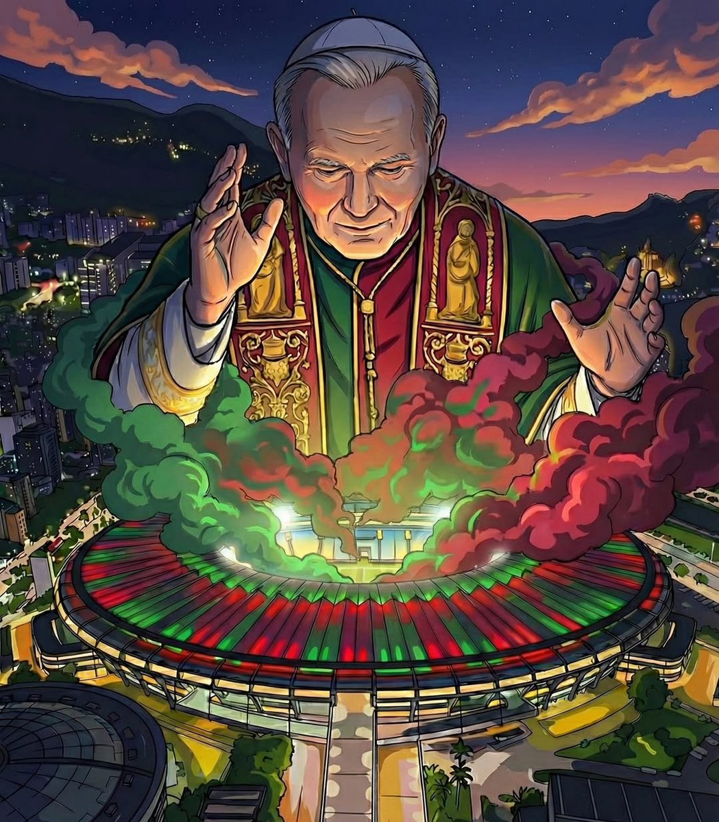 A benção 
João de Deus 
A benção 
João de Deus  
Nosso povo te abraça  
Tu vens em missão de paz 
Sê bem-vindo 
E abençoa esse povo que te ama 🎵