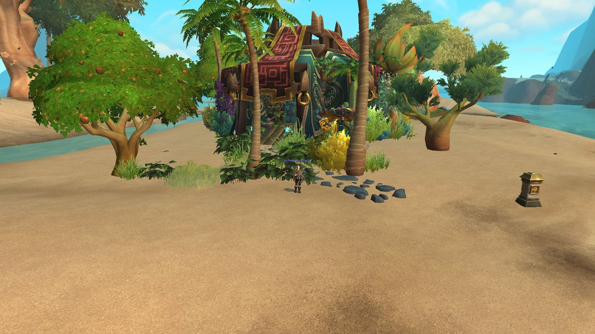 Mandokirra's tweet photo. Housing so far #warcraft #wow #wowhousing #housing #zandalari #Troll #ZandalariTroll https://t.co/t7l034KhoA