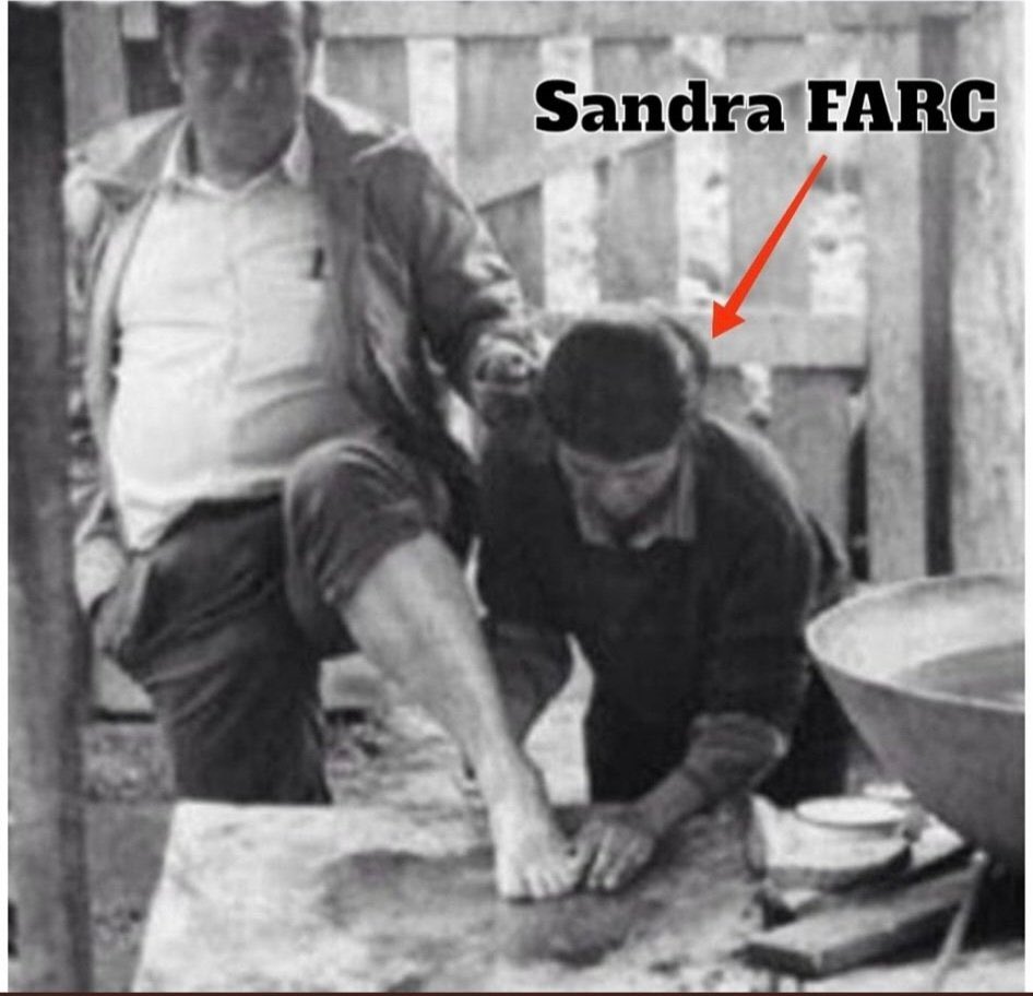 Datos que no sabías de Sandra Ramírez:

1. Es experta en hacer pedicure a terroristas que tengan los pies manchados de sangre colombiana inocente.

2. Está detrás de más abortos que Profamilia.

3. Ha legislado menos que el Mono Jojoy.