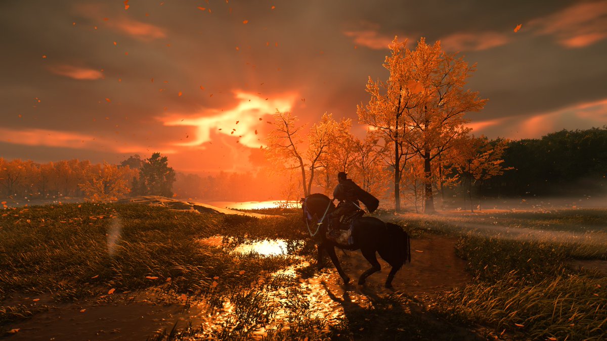 thepunsofus's tweet image. Ghost of Tsushima Sunset Edition 

#VirtualPhotography #PhotoMode