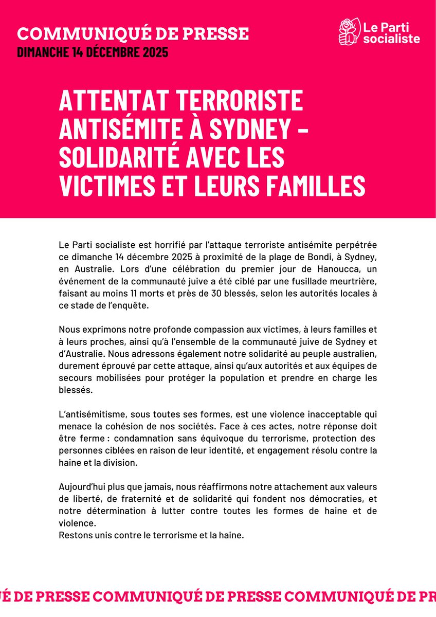 Parti socialiste tweet media