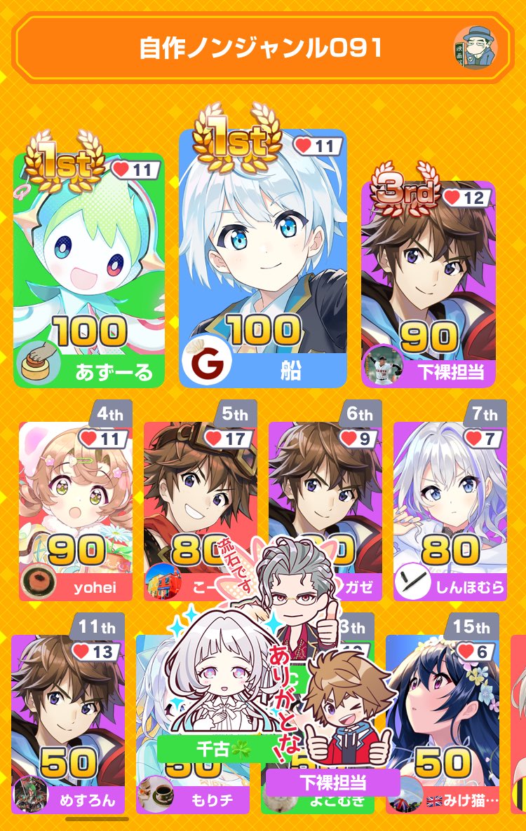 ありがとうございました。 いわのさん、土曜日はお疲れさまでした