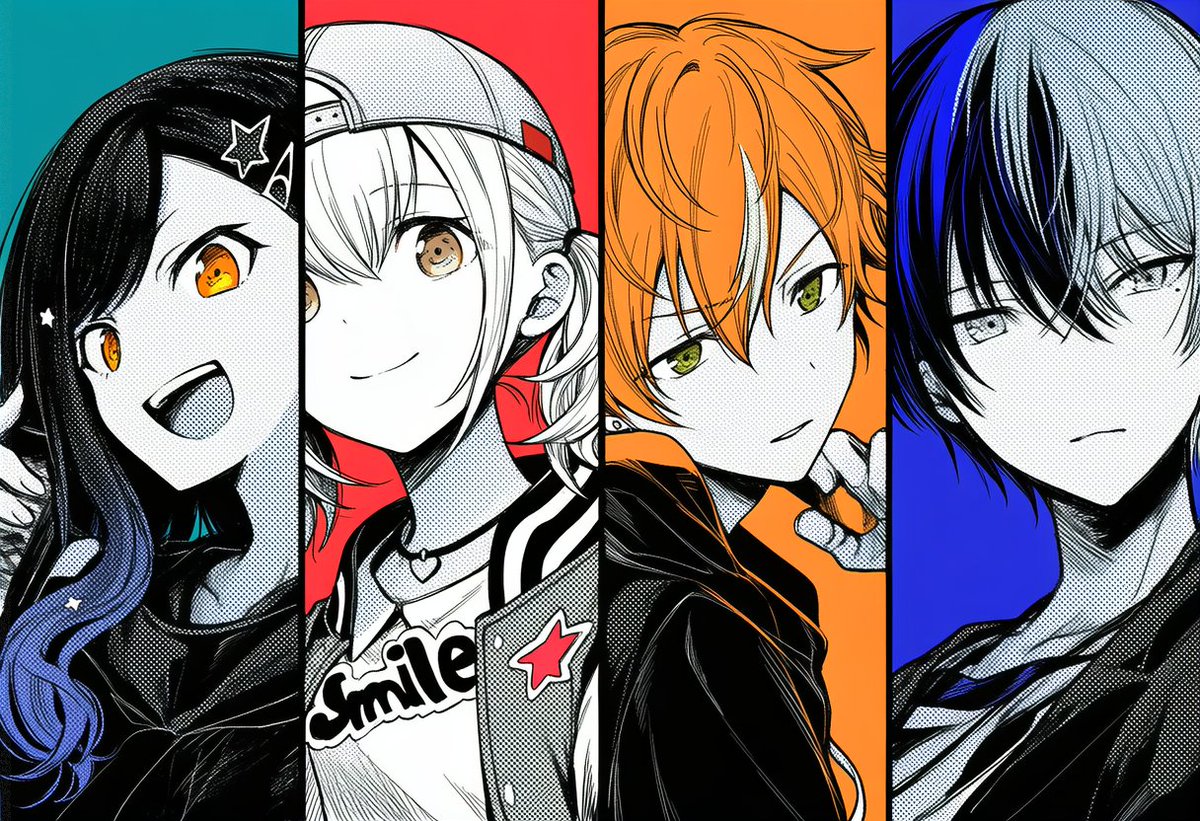 セカライ リングライト 白石杏 小豆沢こはね 東雲彰人 セカライ5th記念ビビバス #AIイラスト #白石杏 #小豆沢こはね #東雲