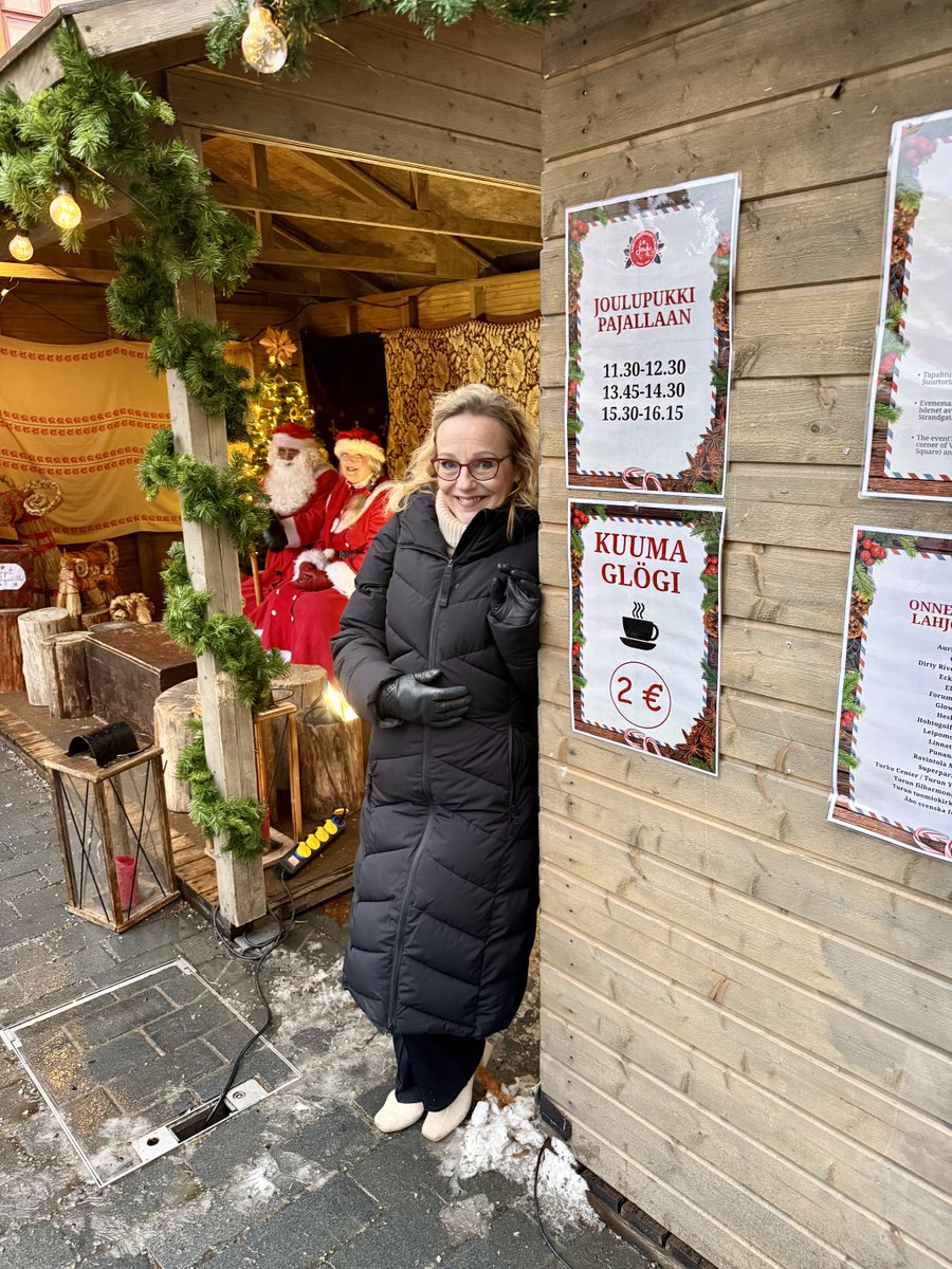 Moi moi Turun joulutorilta!