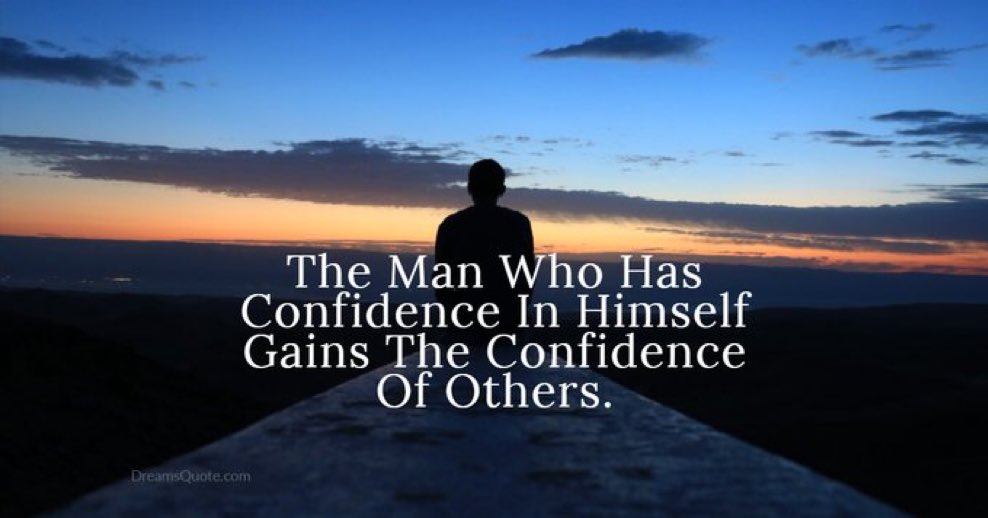 insprepositive's tweet image. The man who has confidence in himself gains the confidence of others. 

#SundayMotivation 
#quoteoftheday 
#InspirationalQuotes 
#ThoughtForTheDay