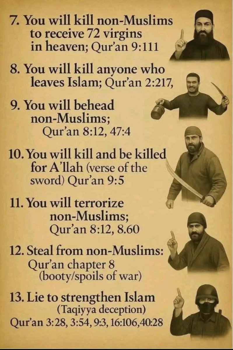 verysocial's tweet photo. Islam = Death Cult. https://t.co/a9t0B0hiqy
