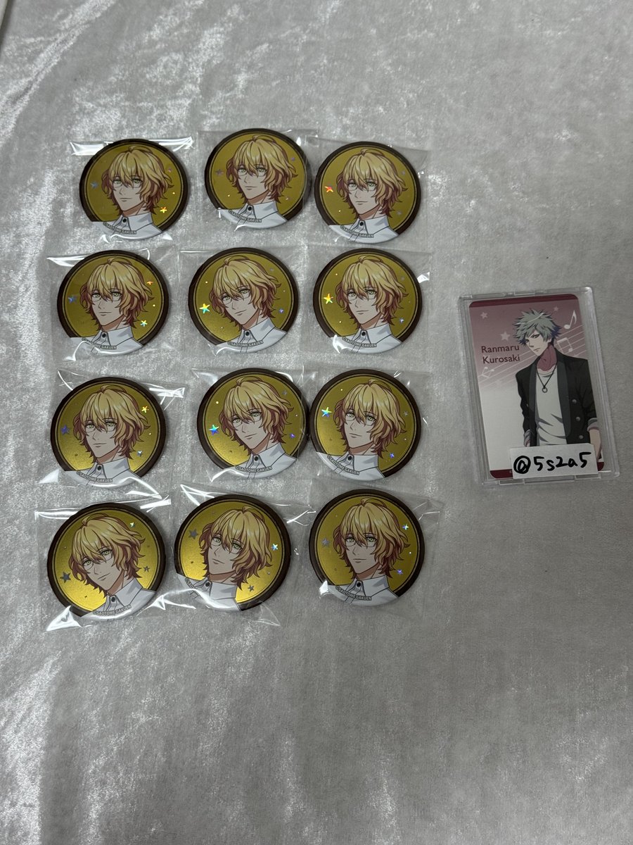 譲渡】うたプリ スイパラ ライエモ 新宿 DISH UP 缶バッジ 譲)那月12