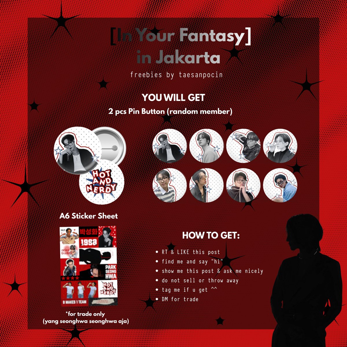 taesanpocin's tweet image. [𝑰𝒏 𝒀𝒐𝒖𝒓 𝑭𝒂𝒏𝒕𝒂𝒔𝒚] 𝐈𝐍 𝐉𝐀𝐊𝐀𝐑𝐓𝐀
𝚏𝚛𝚎𝚎𝚋𝚒𝚎𝚜 𝚋𝚢 @𝚝𝚊𝚎𝚜𝚊𝚗𝚙𝚘𝚌𝚒𝚗

★ jan 31, 2026
☆ ice bsd

very limited qty.
dm for trade!

more details check the poster below
[rt &amp;amp; likes are appreciated]

#ATEEZinJKT #InYourFantasy_JKT #ATEEZ