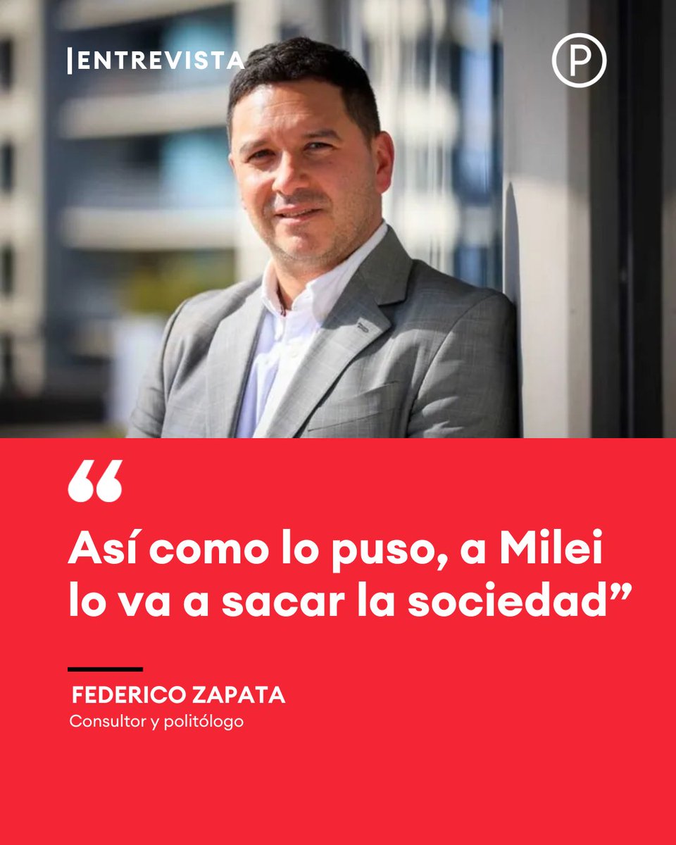 ¿QUIÉN LE DISCUTE EL 2027 A MILEI? 🗳️ 

Para Federico Zapata la política profesional no la ve. Lo único nuevo, el León y el ausentismo. La oposición, en penitencia. Gobernadores, a marzo.

🔗letrap.com.ar/c5420798
✍️ <a href="/CesarPuchetaok/">César Martín Pucheta</a> y <a href="/DAmore_Ad/">Adrián D'Amore</a>
