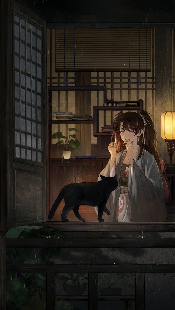 「At the Sound of Rain」|緋潔のイラスト