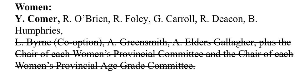 JC200022's tweet image. This is a fascinating tale of Welsh governance

IRFU has the same governance structure

“It was a case of people protecting their positions”

Anyway…

Here’s a committee unelected by women’s clubs that may have changed or not but damned if anyone in the women’s game had a voice