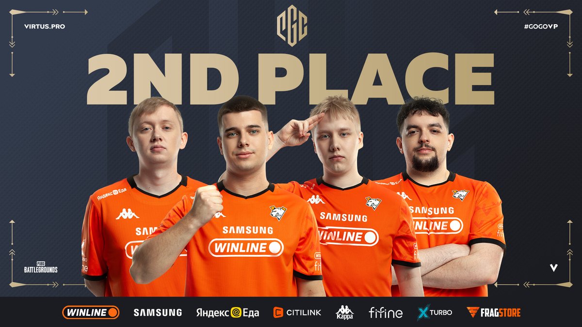 2nd place at the PUBG Global Championship 2025 🥈

Huge thanks to everyone who cheered for us at the arena and watched every Bears game online! 

Your support means so much to us 🧡

#PUBG #PGC2025 #GOGOVP