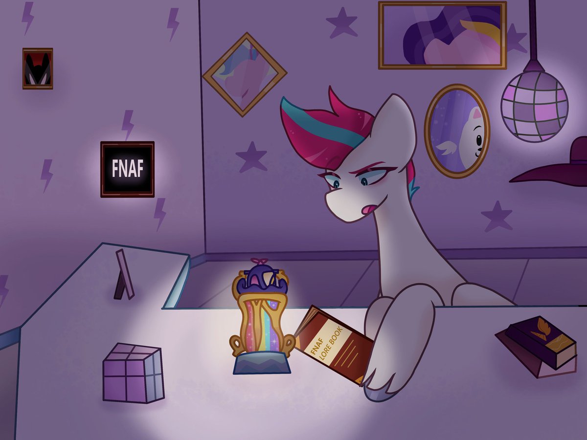Zipp trying to understand the FNAF lore🩷🤍
This art is a reference to one of MrVectorMV YouTube shorts I just had to draw it XD
#mlp #mlpg5 #mylittlepony #zippstorm
#MrVectorMV #FNAF