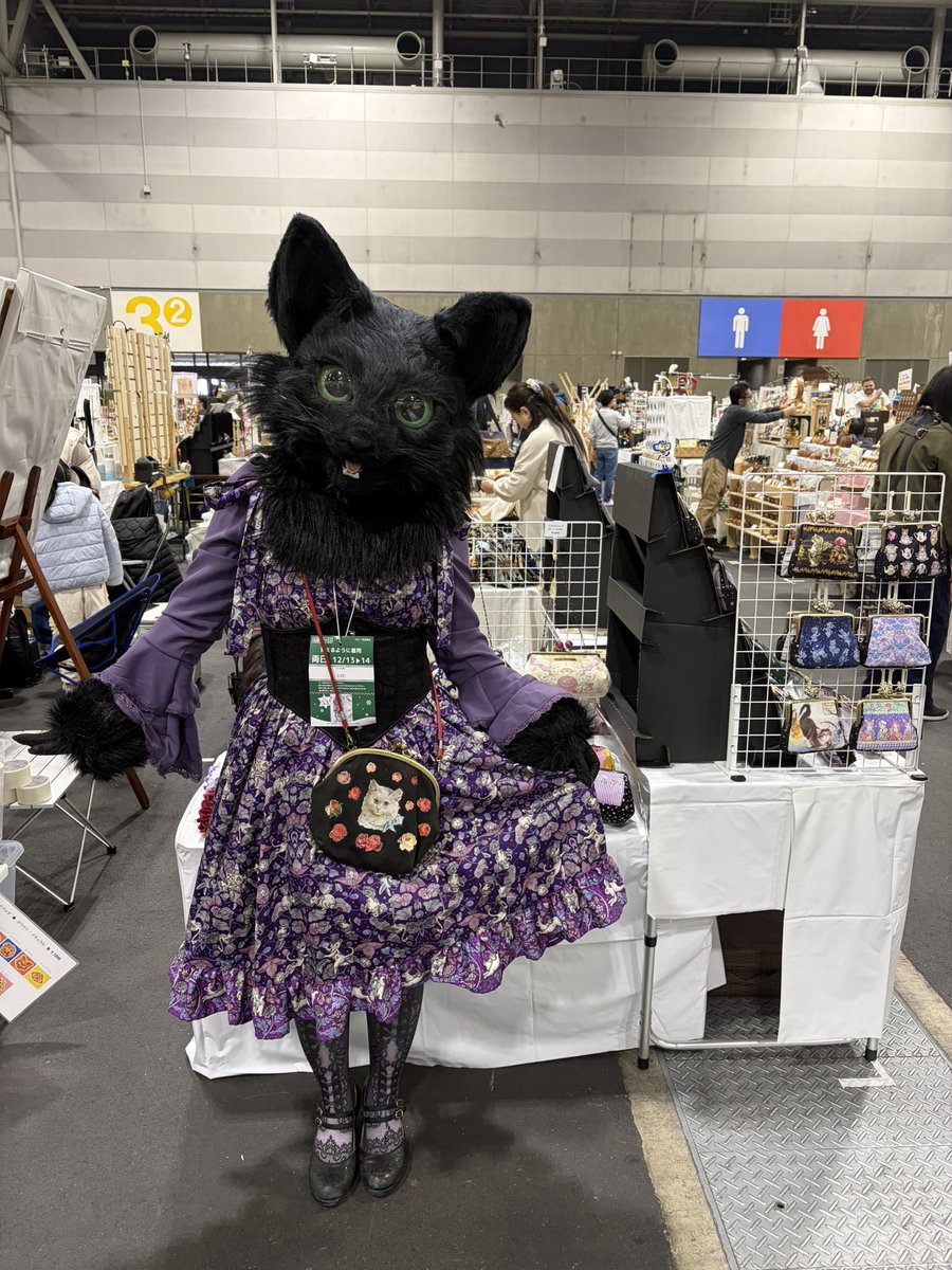 ♡新作♡着せ替えあおりがま口バック　ジョリーフルール クリマ2日目は、お友達のアリオトさん(@AzaiaRiot)につくってもらった