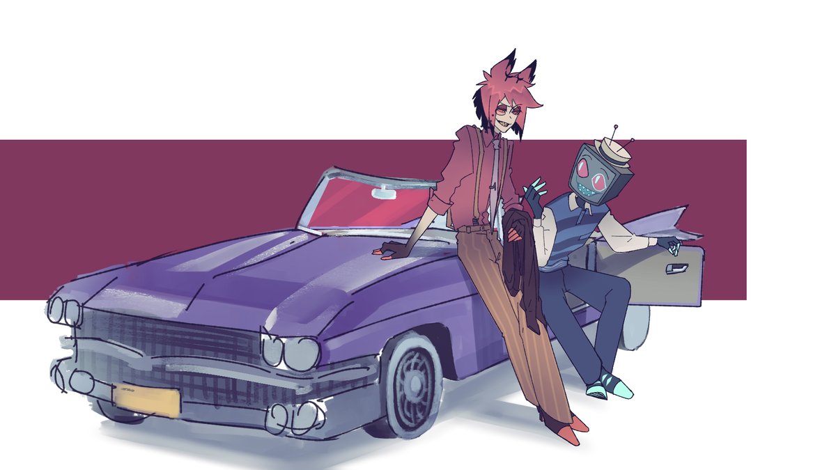 关于过去的捏造
#AlVox   
#RadioStatic  
 #HazbinHotel