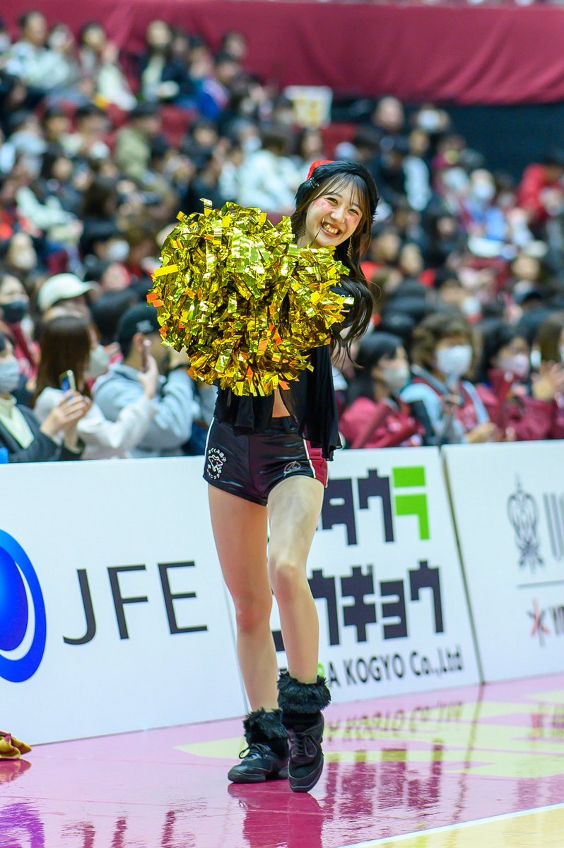 0CHEN_3K's tweet image. わぁ-って気付いてくれたあとの
笑顔の破壊力がすごい🥹🌈

#KONOHA
#IRIS #iris_kbtcheer 
#川崎ブレイブサンダース