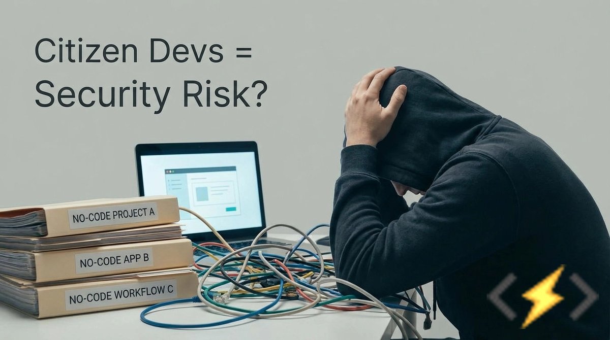 ColinFife56330's tweet photo. Anyone in your org can build apps now, but are they securing sensitive data? Shadow IT, weak API keys &amp; bypassed protocols are turning the citizen developer boom into a real headache for IT. Secure your integrations, stay in control! https://t.co/IUXFsKZQu3