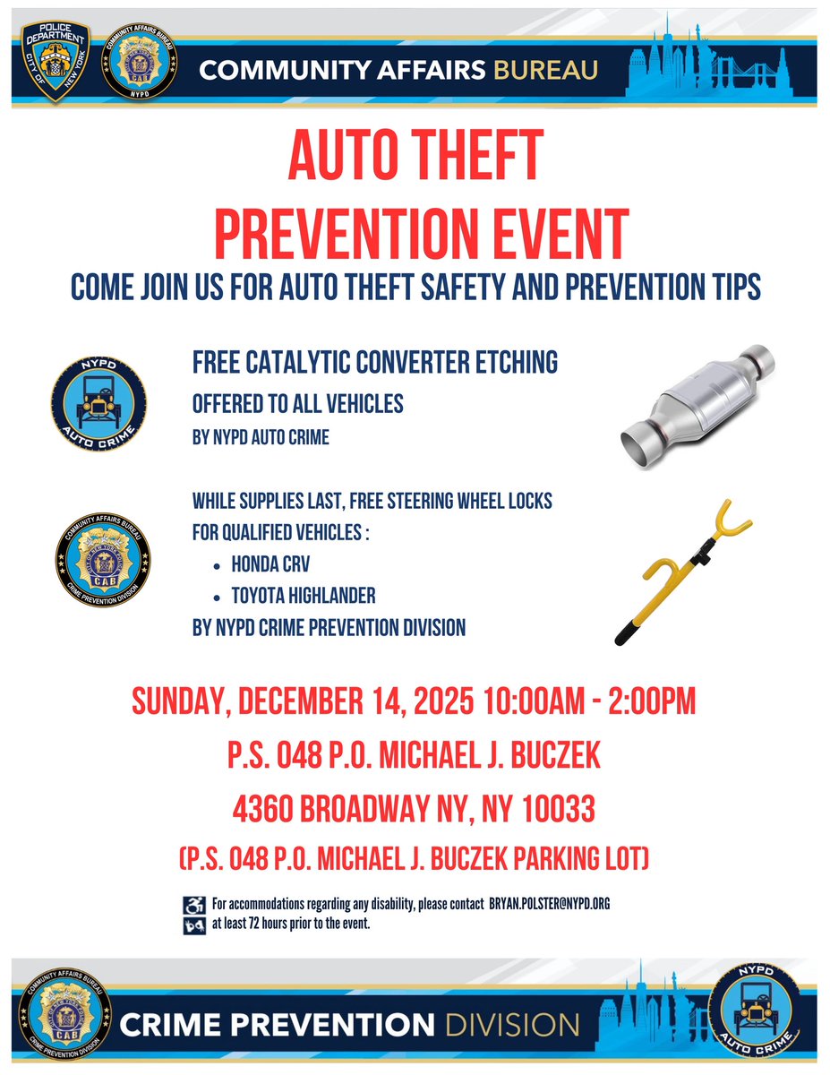 NYPD 34th Precinct tweet media