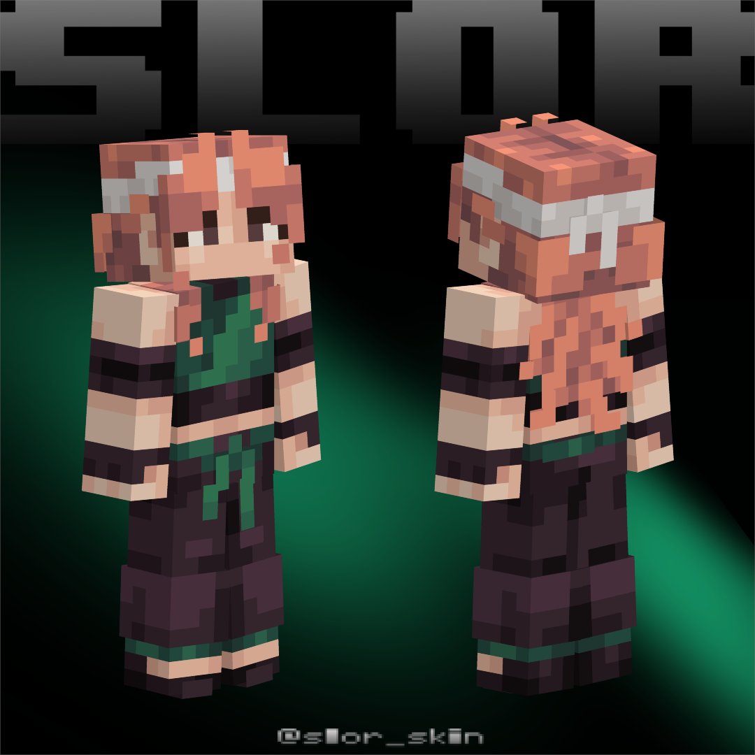 SLOR_skin's tweet photo. Order for three outfits | Minecraft Skin
#minecraft #blockbench #lowpoly https://t.co/XkA12fyueE